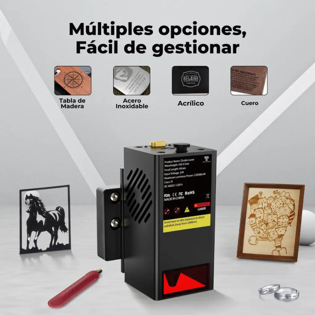 Módulo Láser Twotrees TC20 de 20W - TTC450 Pro, TTC450 Ultra, TTC6050 y TTC-H40 - Two Trees (1).webp