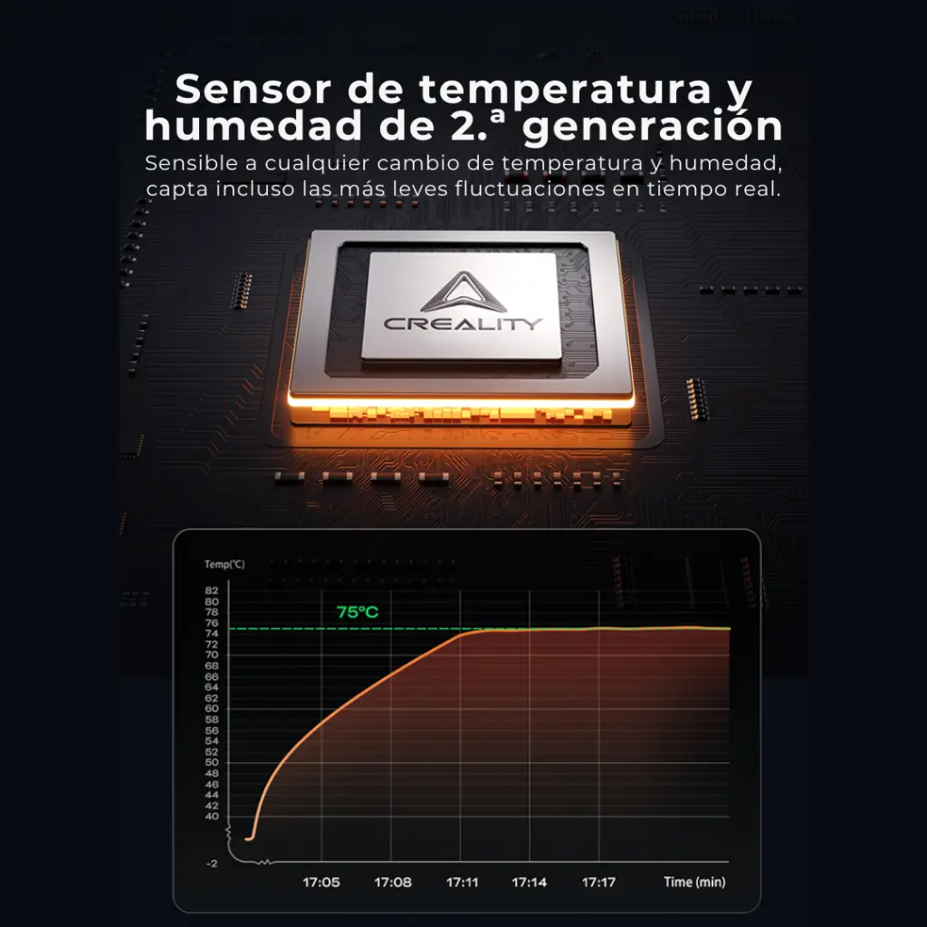 Secadora para filamentos - SpacePi V2 Plus - Creality (16).webp