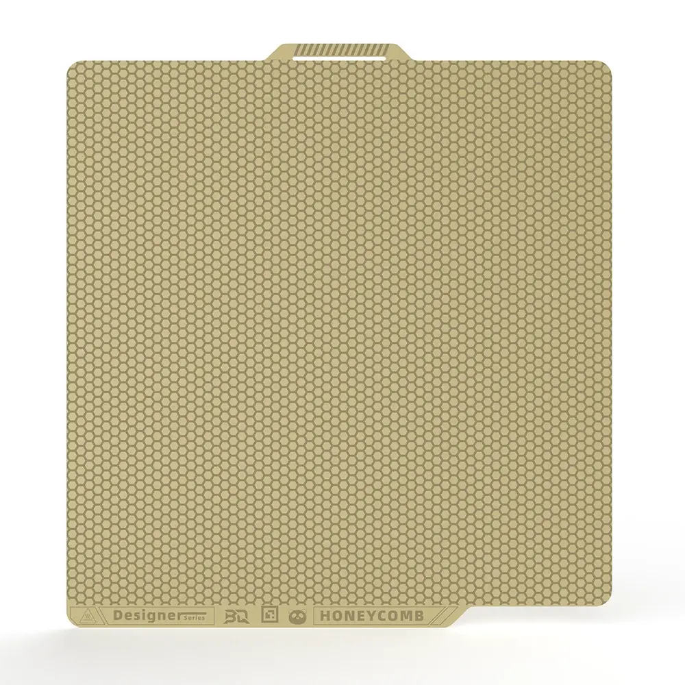 Cama de Impresión BIQU Panda BuildPlate Designer Series con doble textura, con patrones de panal y pata de gallo, para Impresoras Bambu X2DX1P1A1. 3.webp
