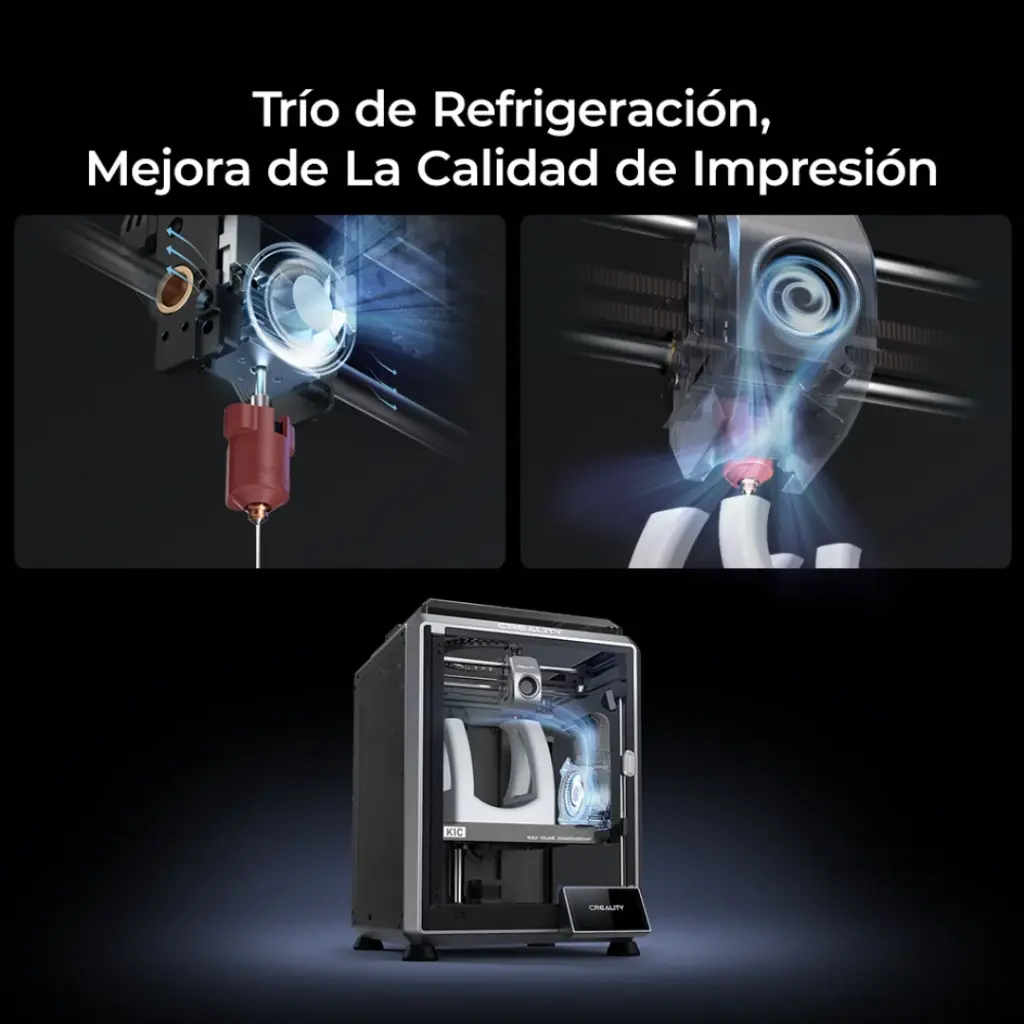 Creality K1C – Carbon Fiber Speedy – Impresora 3D FDM de Ultra Velocidad (4).webp