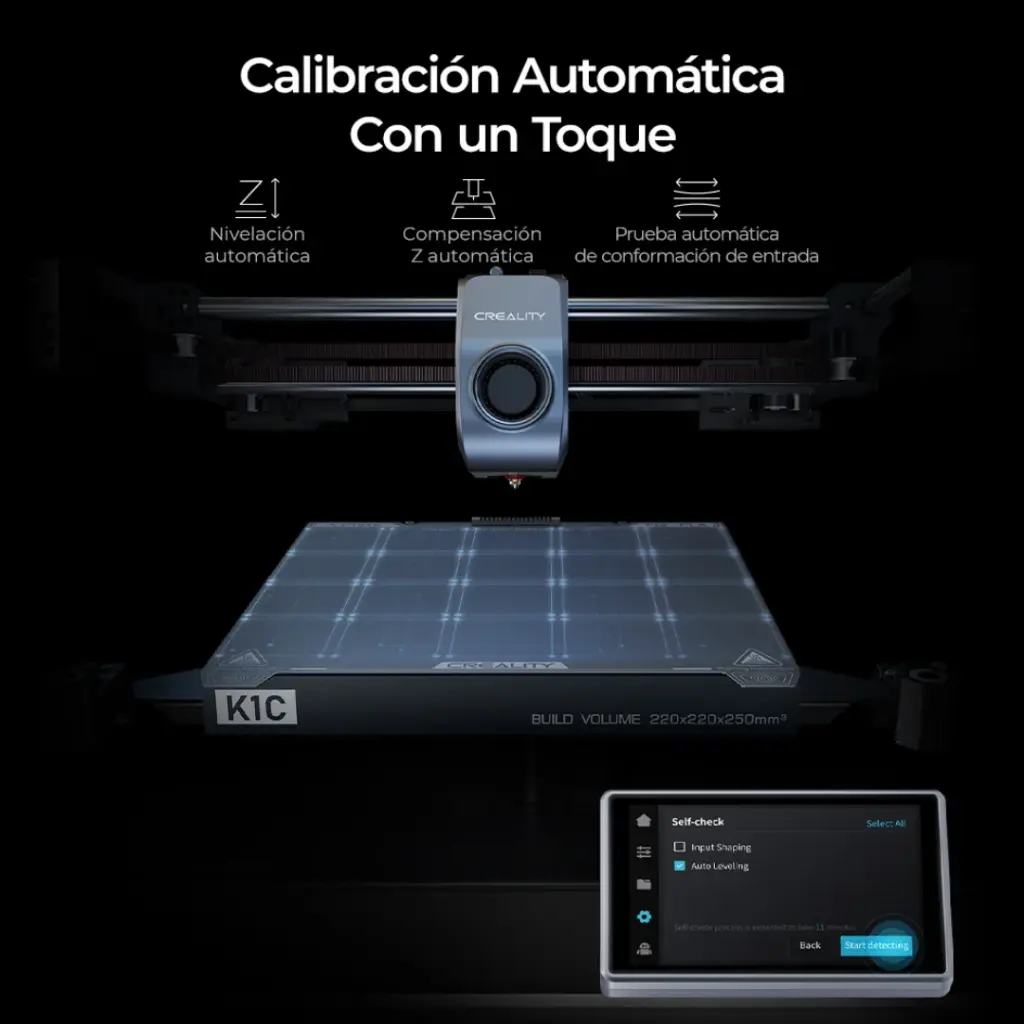 Creality K1C – Carbon Fiber Speedy – Impresora 3D FDM de Ultra Velocidad (13).webp