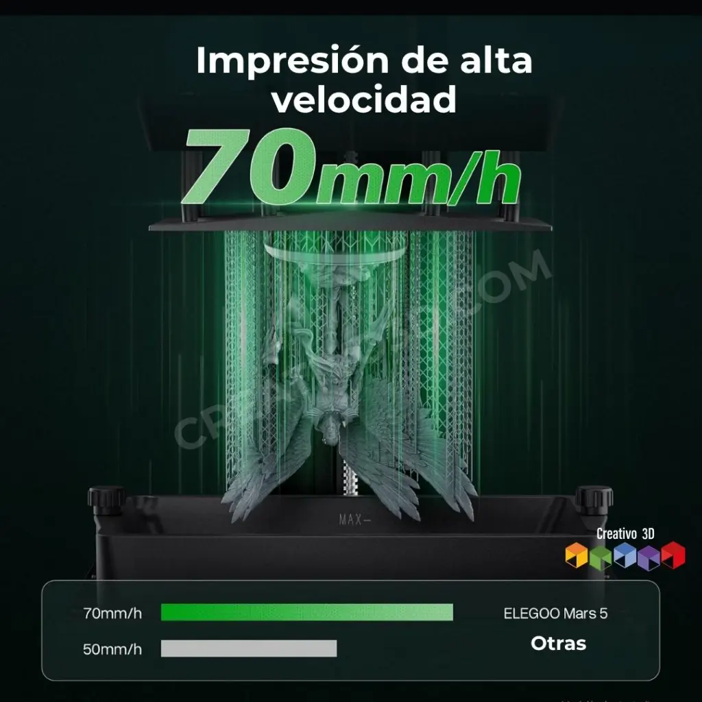 Elegoo Mars 5 - Impresora 3D de Resina - Mediano formato3.webp