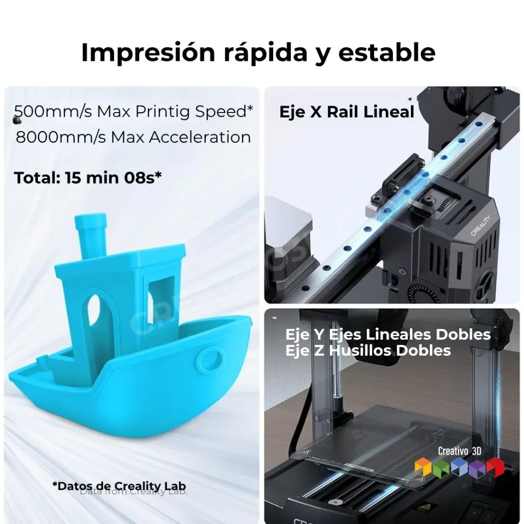 Creality – Ender 3 V3 KE – [Fácil de usar, muy potente y ultra veloz2.webp