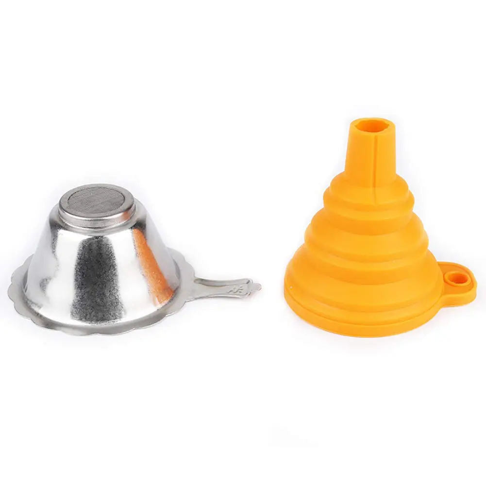 Embudo de Silicón + Filtro Metálico para Resina1.webp