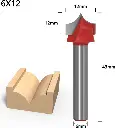 Fresas de perfil de 6 mm - Juego de 105.webp