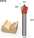 Fresas de perfil de 6 mm - Juego de 104.webp