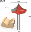 Fresas de perfil de 6 mm - Juego de 1012.webp