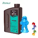Resina para Impresion 3D - ABS Like - Sunlu - 1k ultra resistente para uso técnico - ingeniería - Azul Traslúcido.webp