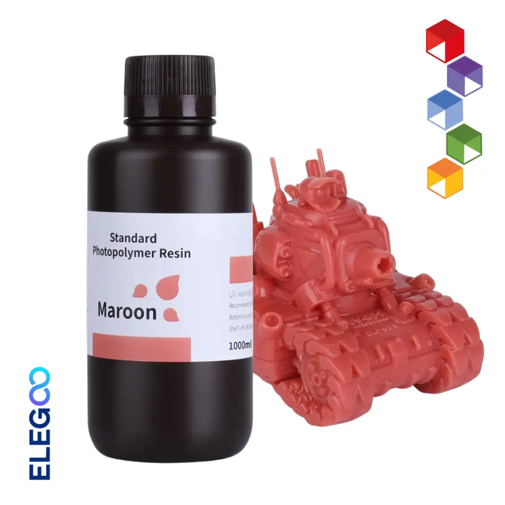 Resina para Impresion 3D de 1kg- Elegoo Estandar en Guatemala - Marrón.webp