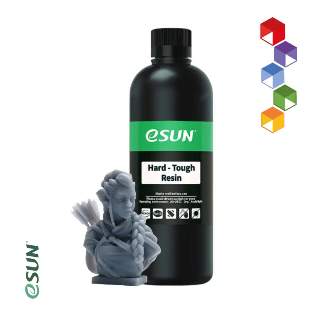 Resina para Impresion 3D - Alta Resistencia eSun de 1kg - Uso Técnico - Gris.webp