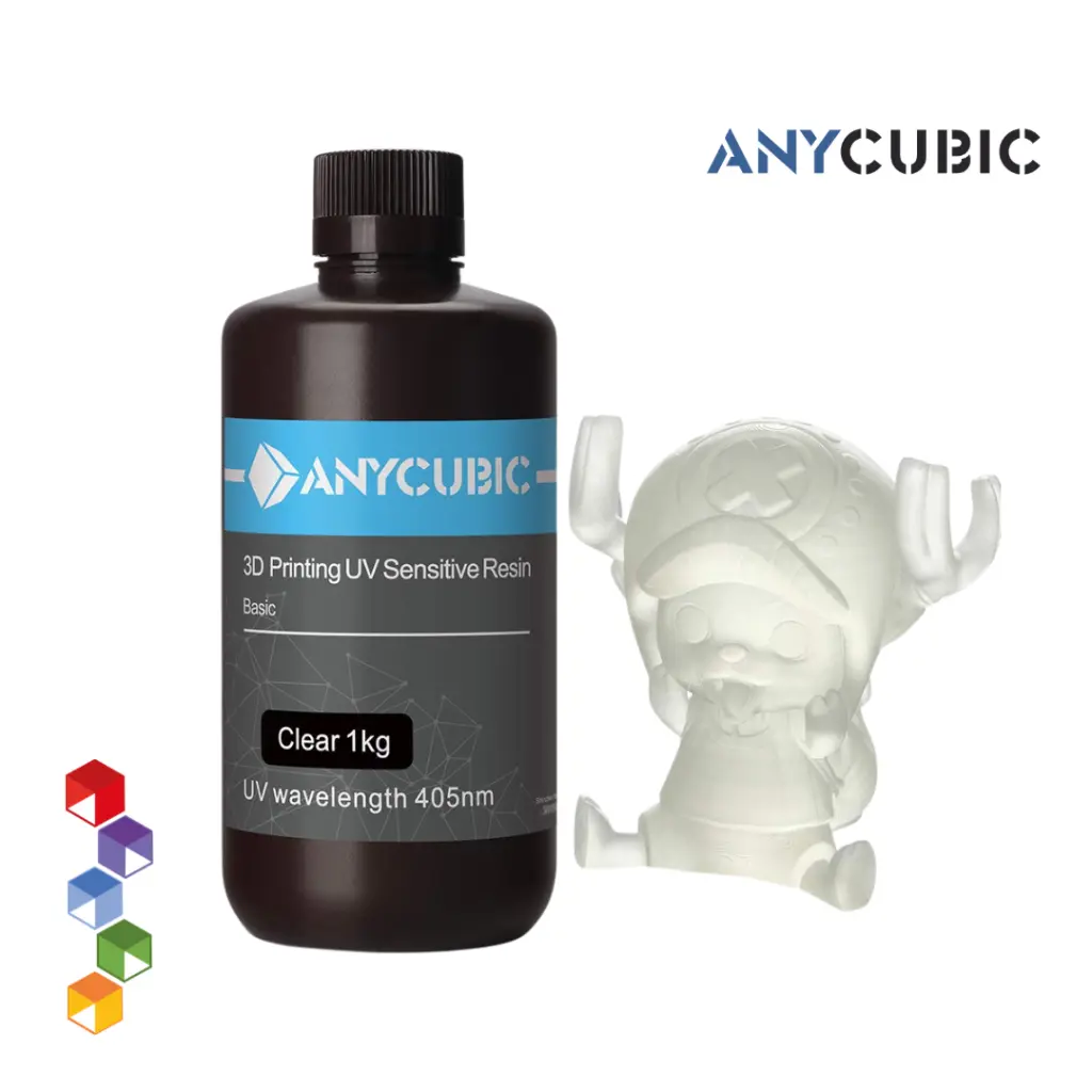 Resina para Impresión 3D Anycubic de 1kg en guatemala - Estándar - Transparente.webp