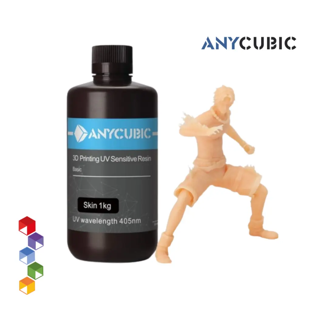 Resina para Impresión 3D Anycubic de 1kg en guatemala - Estándar - Piel.webp