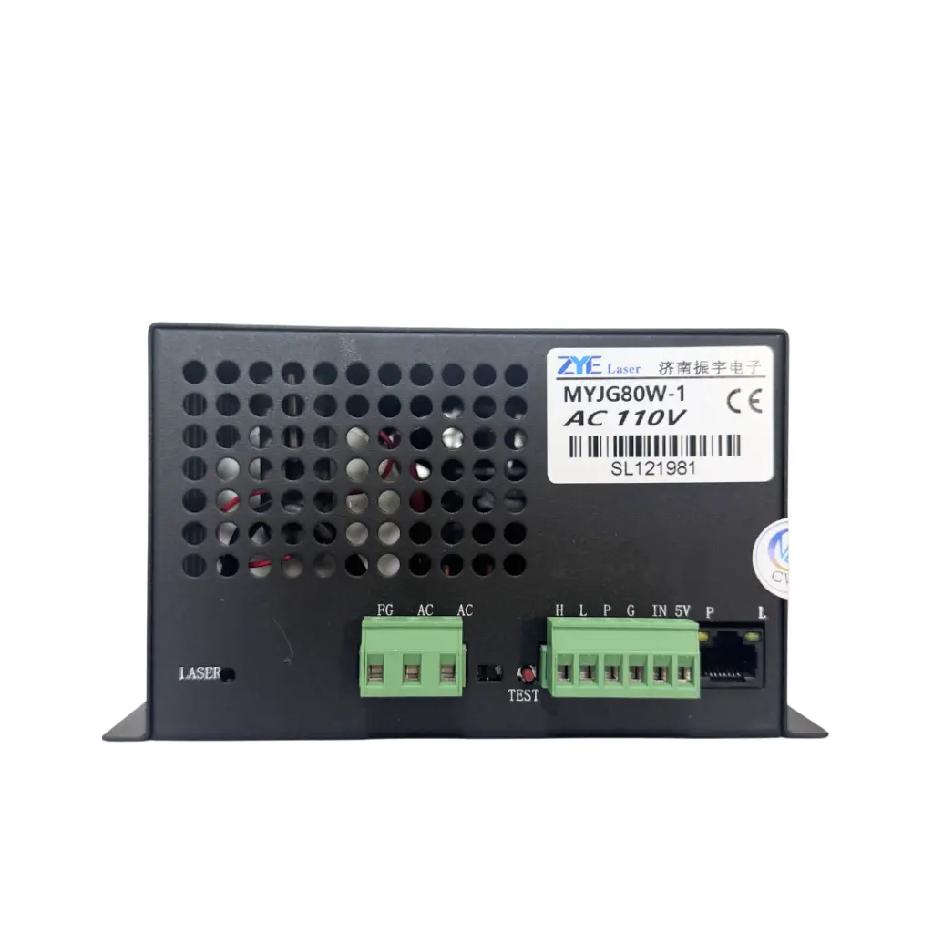 Fuente de Alimentación 80W para Cortadora y Grabadora Laser de CO2 - 110V (5).webp