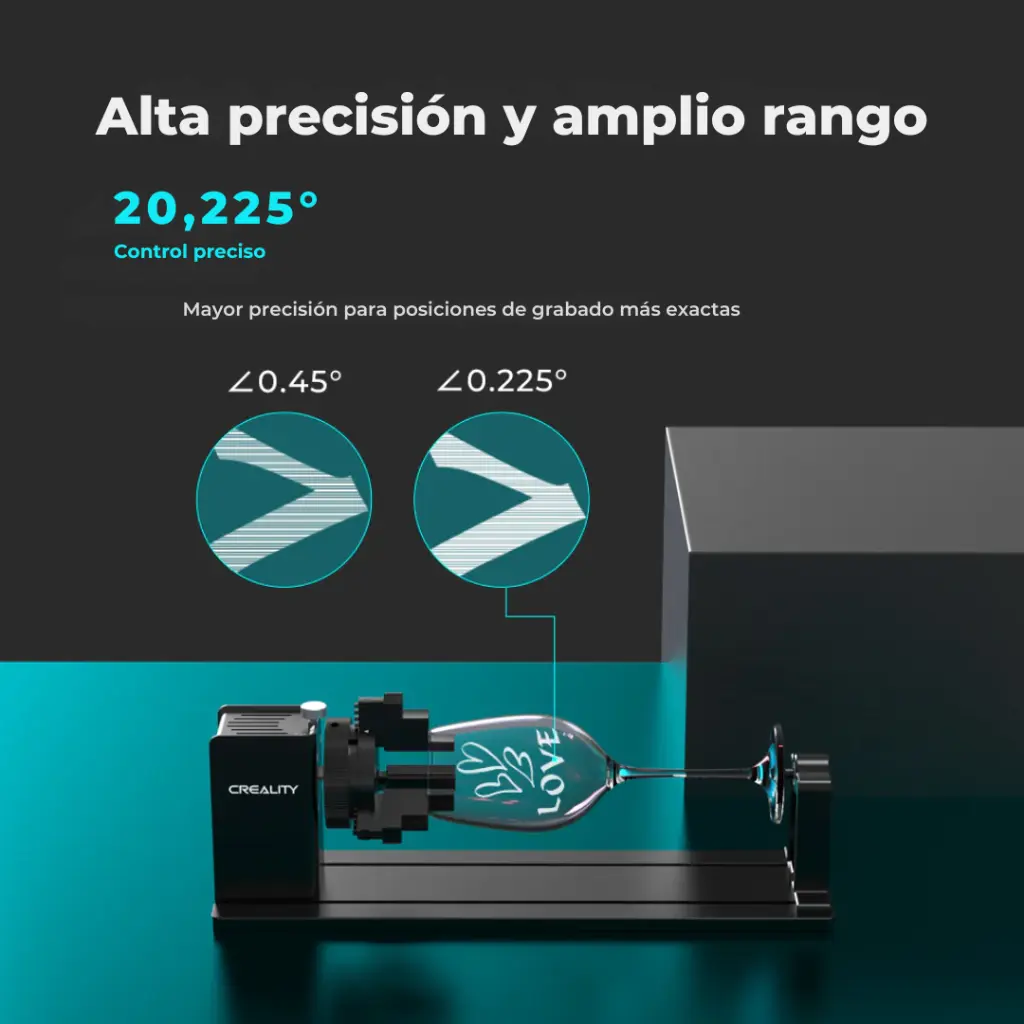 Eje Rotativo Pro para Grabadora Láser – Creality (5).webp