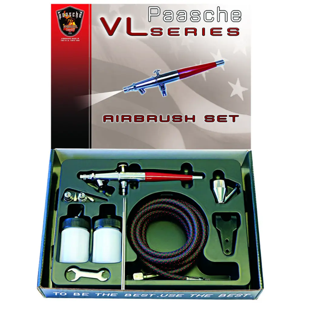 Aerógrafo Profesional Paasche VL-3AS de Doble Acción con Boquillas 0.55, 0.74 y 1.05 mm 2.webp