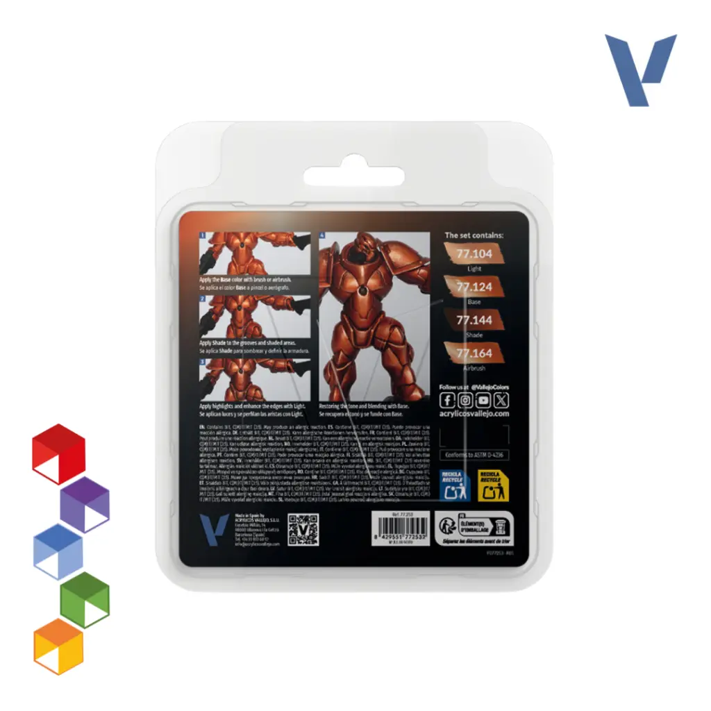 Vallejo True Metallic Metal - Set Cobre Antiguo (77.253) (1).webp