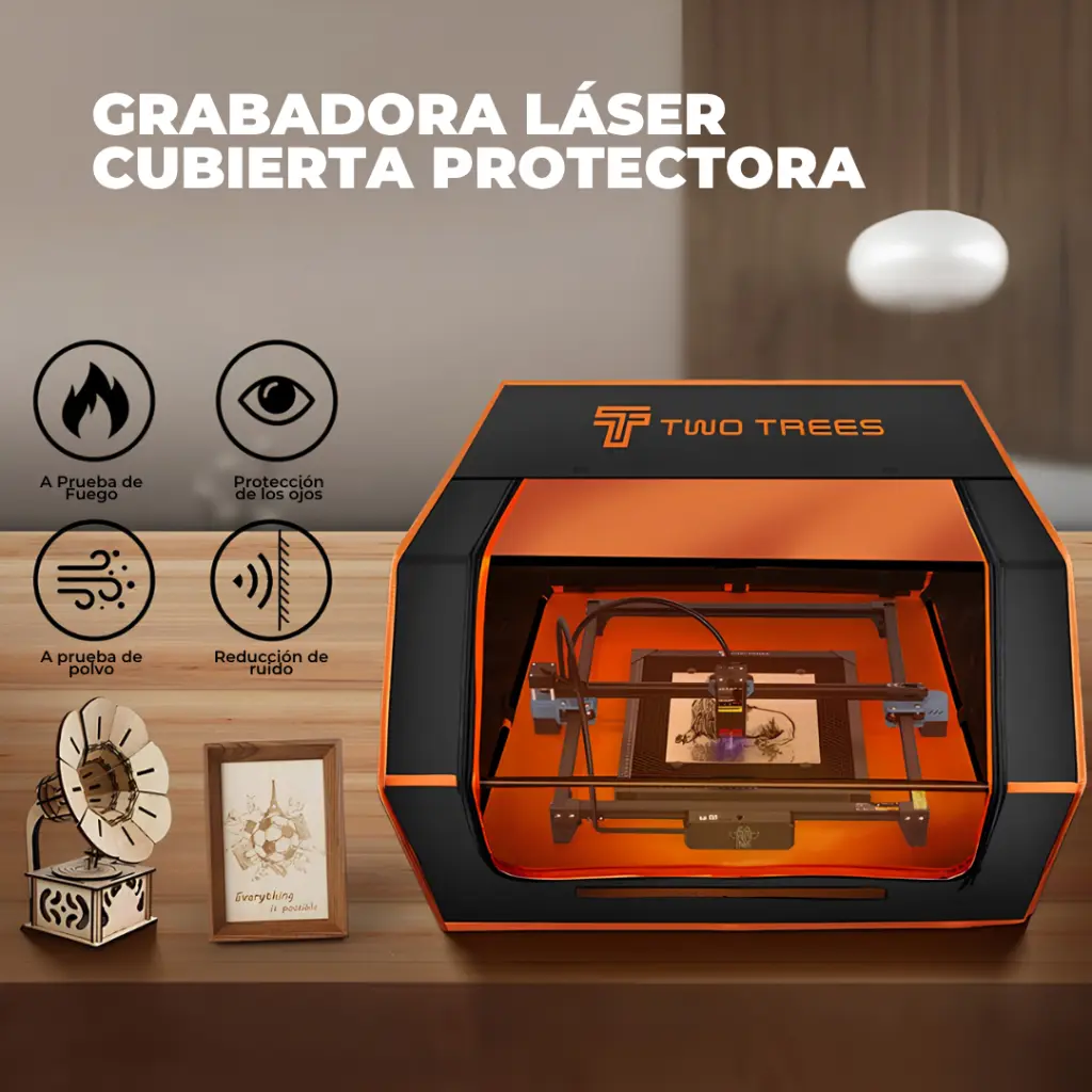 Cubierta Protectora y Aislante para Cortadora Láser de Diodo - TwoTrees (2).webp