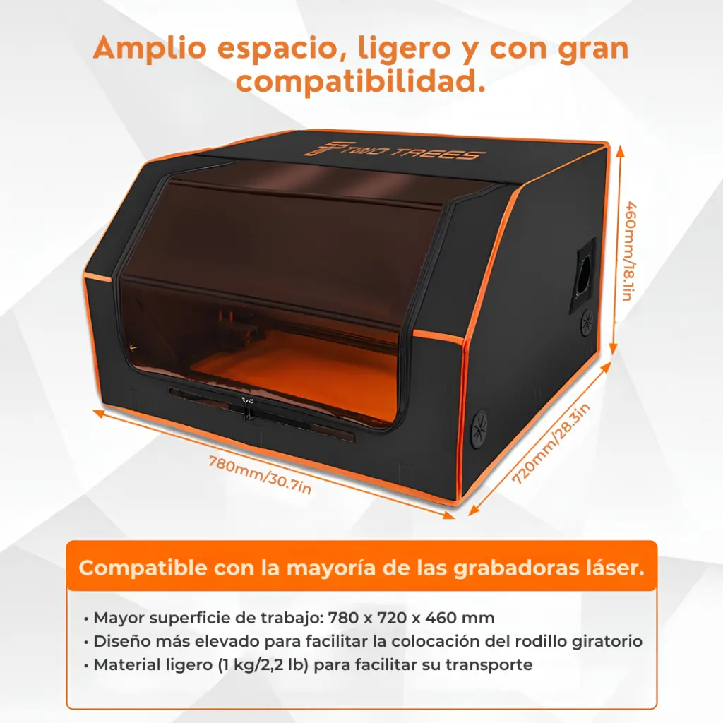 Cubierta Protectora y Aislante para Cortadora Láser de Diodo - TwoTrees (6).webp
