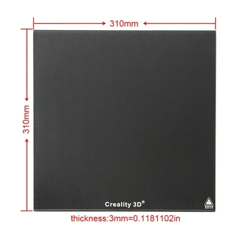 Cama de Vidrio Templado para CR-10s