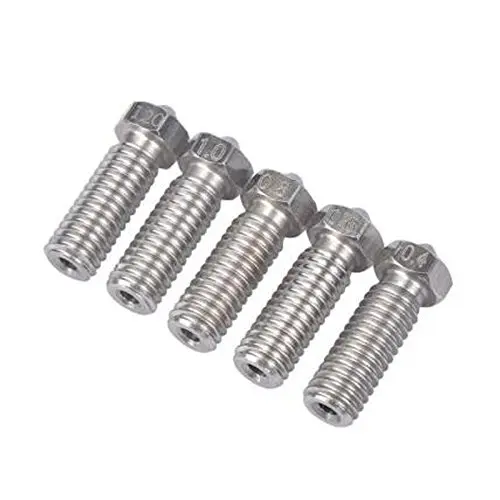 Juego de boquillas Volcano de Acero Inoxidable Artillery (0.4 – 0.6 – 0.8 – 1.0 – 1.20 mm)