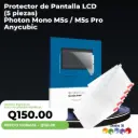 Anycubic – Protector de Pantalla LCD (5 piezas) – Photon Mono M5s / M5s Pro