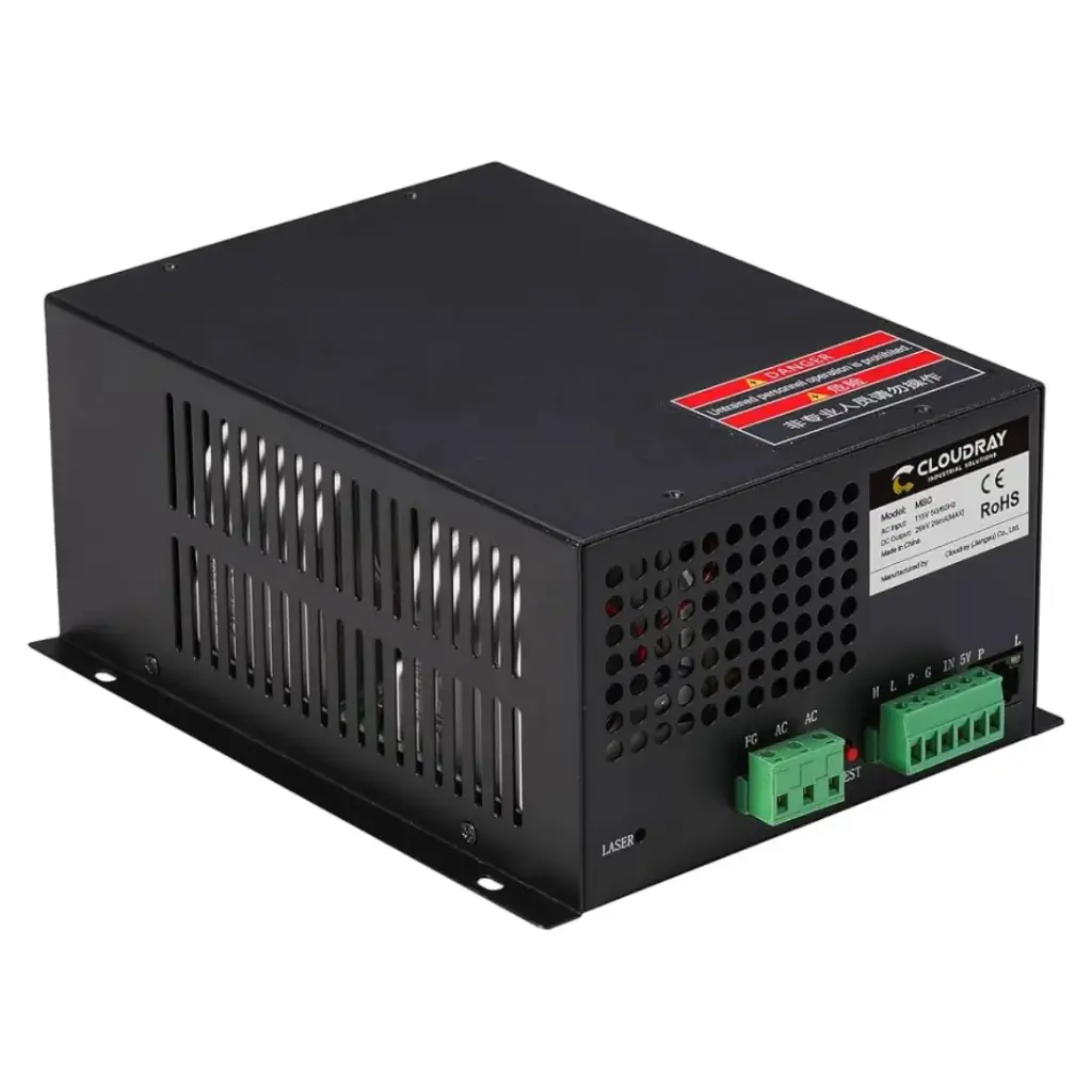 Fuente de Alimentación 80W para Cortadora y Grabadora Laser de CO2 – 110V