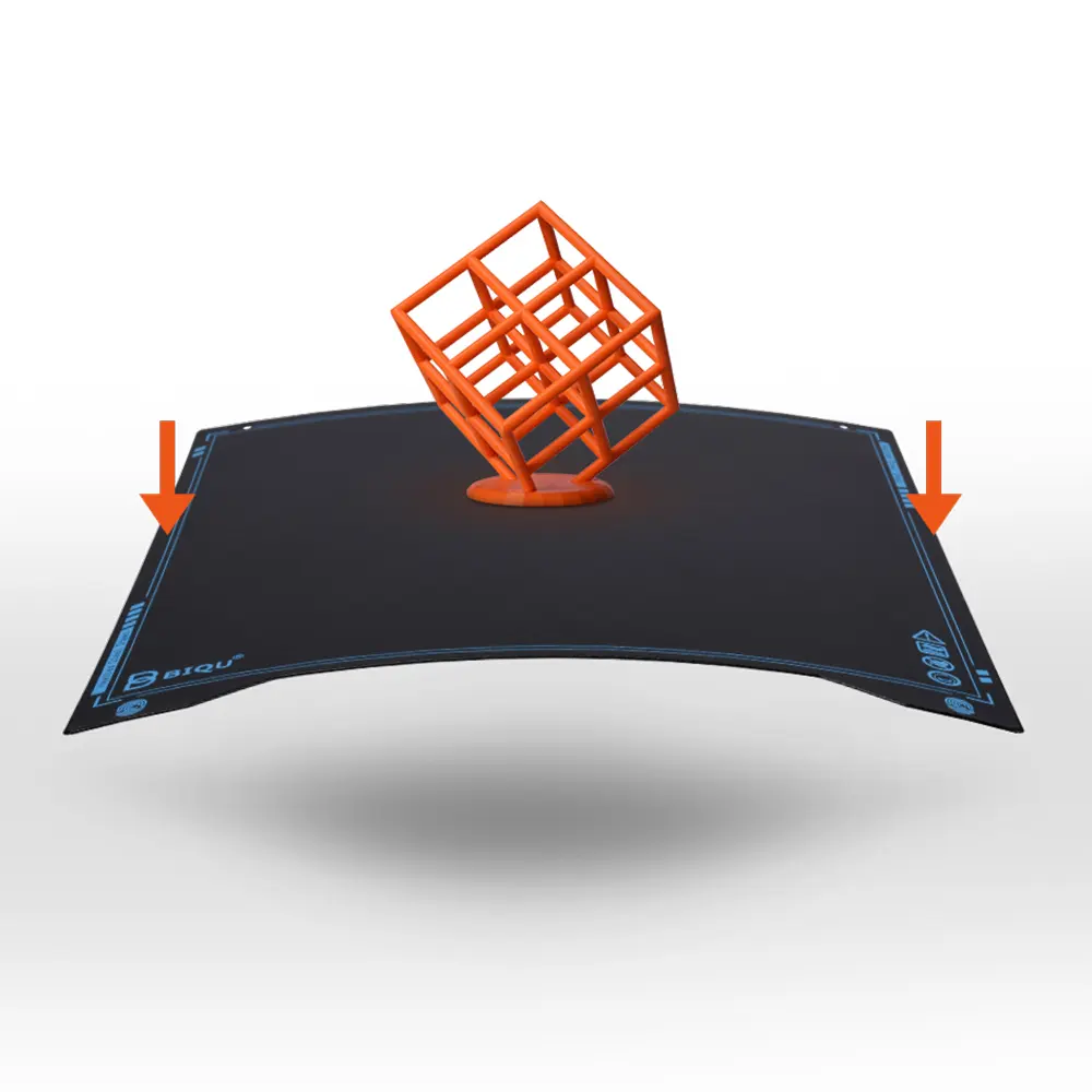Cama de Acero Flexible SSS + Sticker Magnético – 31×32 cm (Series CR-10S / Sidewinder X1 y X2)