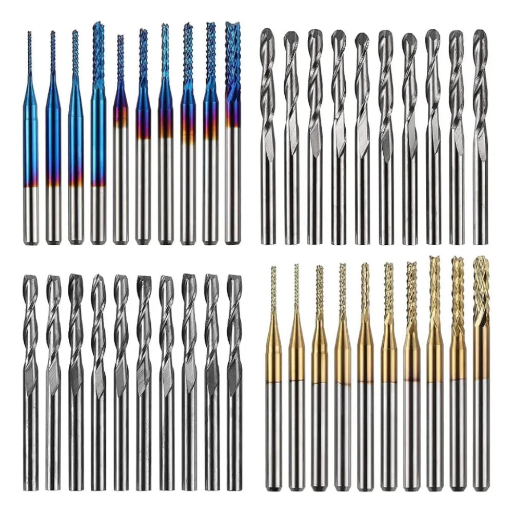TTC3018s / TTC450 – Kit de 40 Brocas (Fresas) para CNC