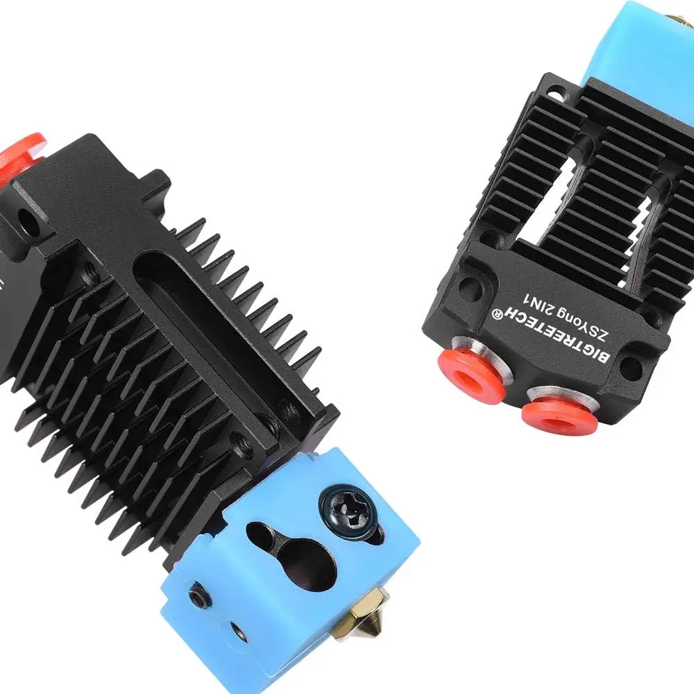 Biqu B1 – Kit Hotend Dual 2 en 1 (Bloque + Aislante + Disipador + Nozzle + Doble Acople) – 1 Unidad