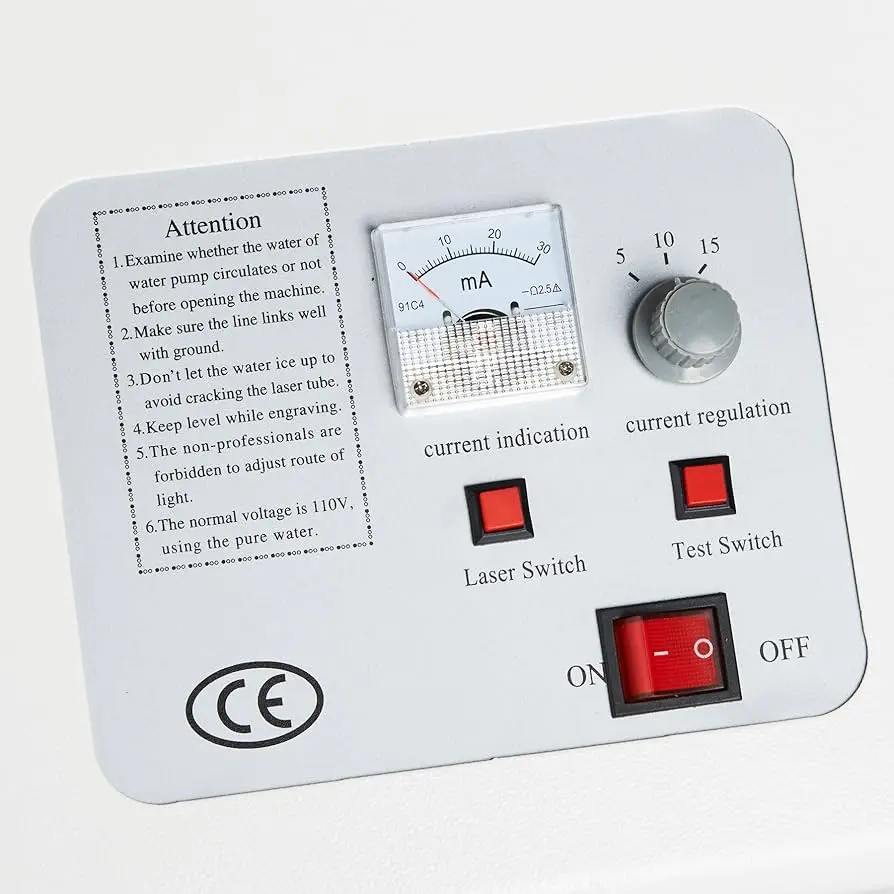 Láser K40 – Panel de Control Análogo