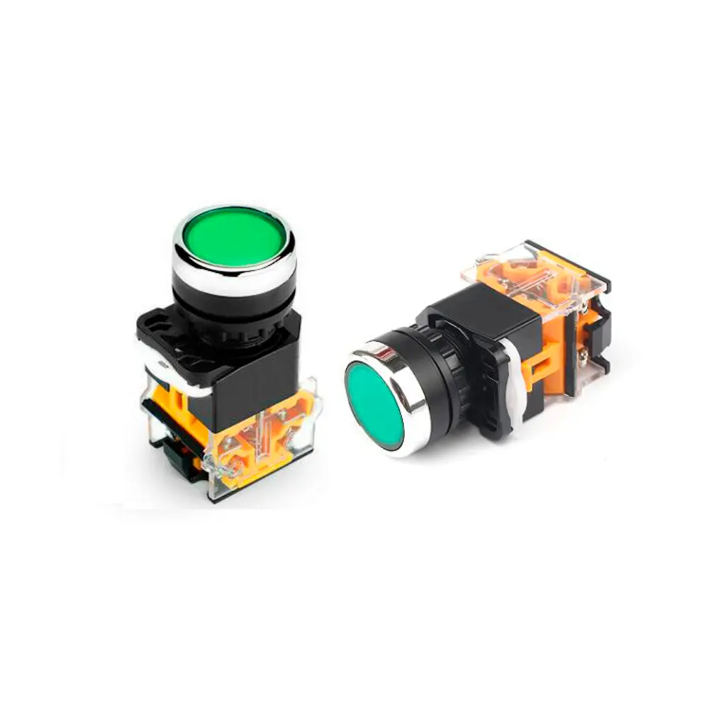Boton Pulsador Verde para Láser CO2 – 1 unidad