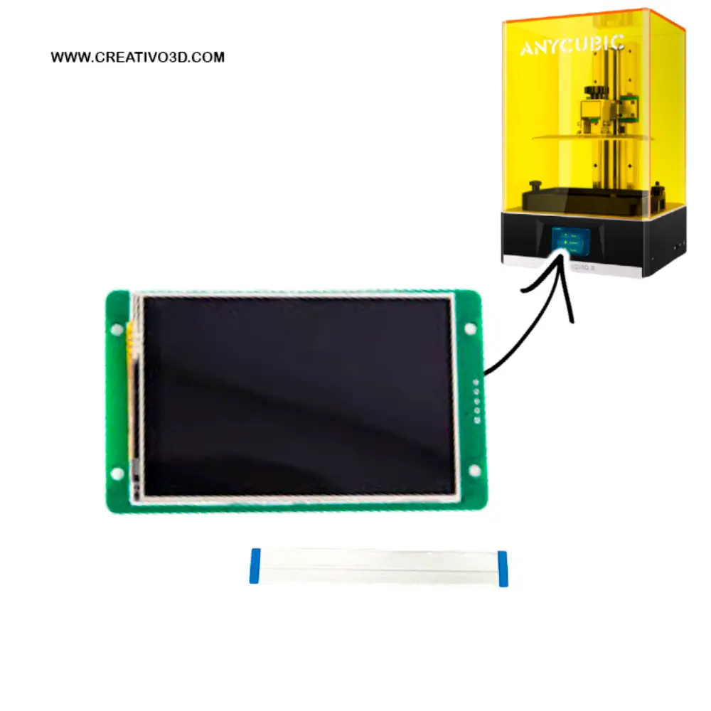 Pantalla Touch de Control – Anycubic Photon Mono X / X 6K / M3 MAX (con Flex)