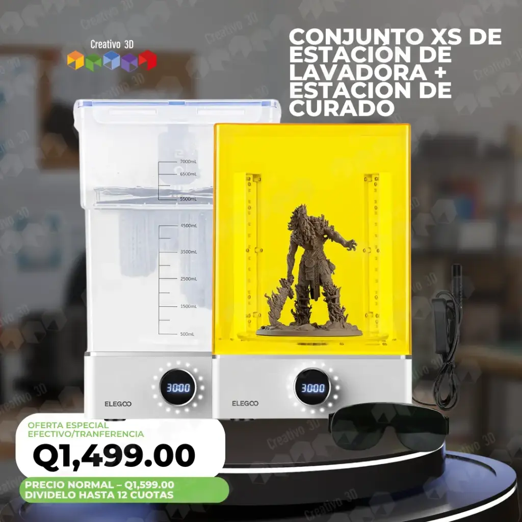 Conjunto XS de Estación de Lavado + Estación de Curado (Gran Formato) – Elegoo