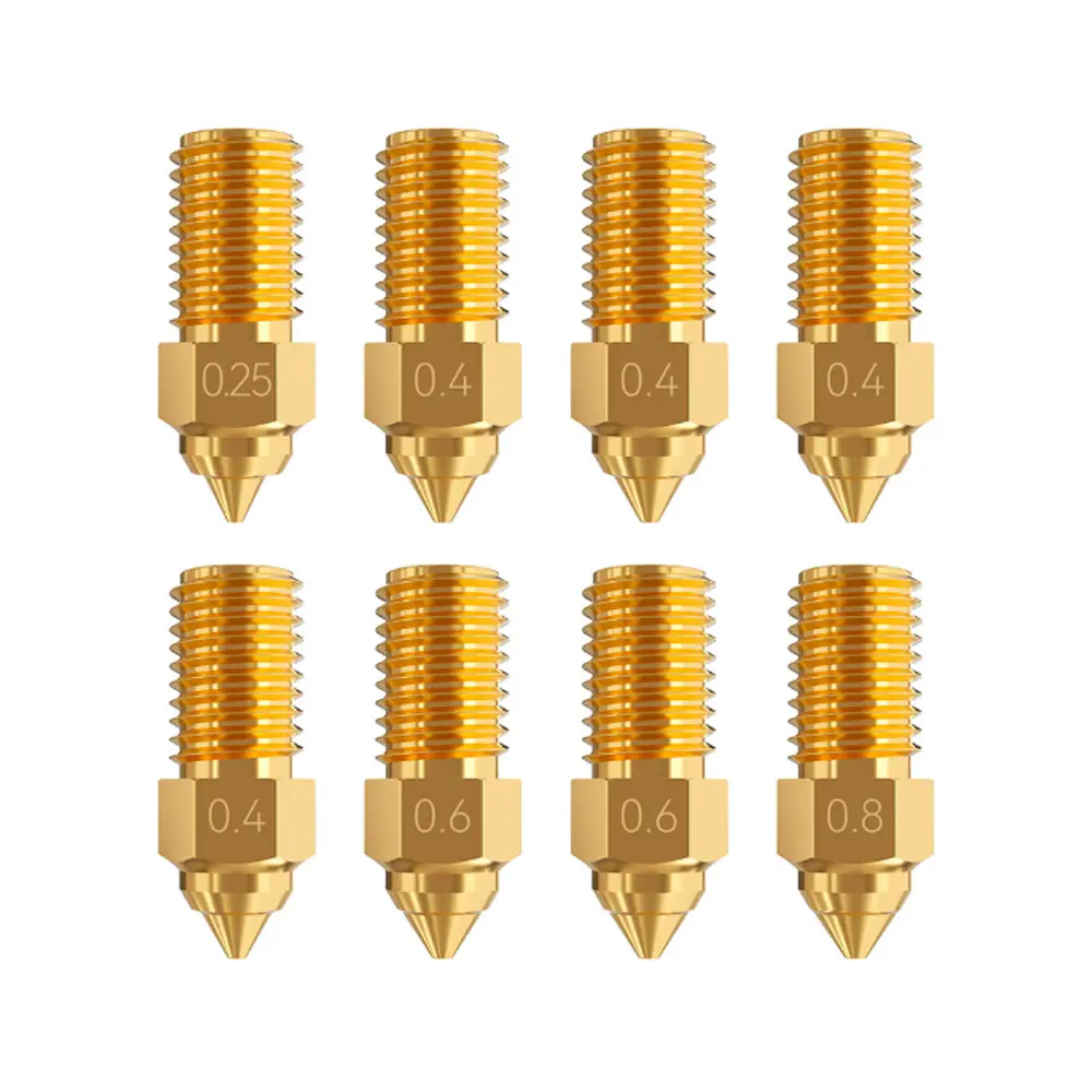 Kit de Boquillas M6 – Ender 3 V3 SE (0.25 – 0.4 – 0.6 – 0.8mm)