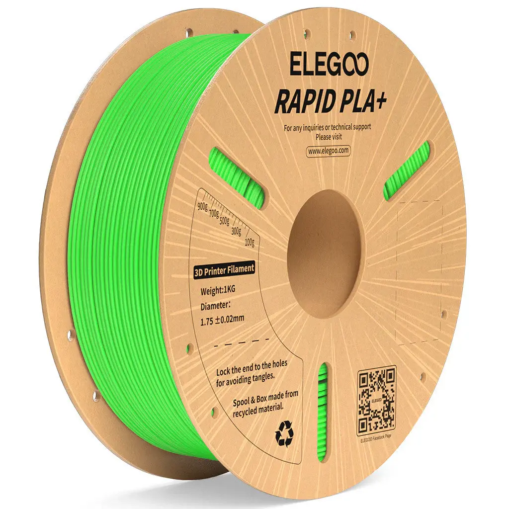 ELEGOO – PLA+ Alta Velocidad – 1.0 Kg / 1.75mm (10 colores diferentes)