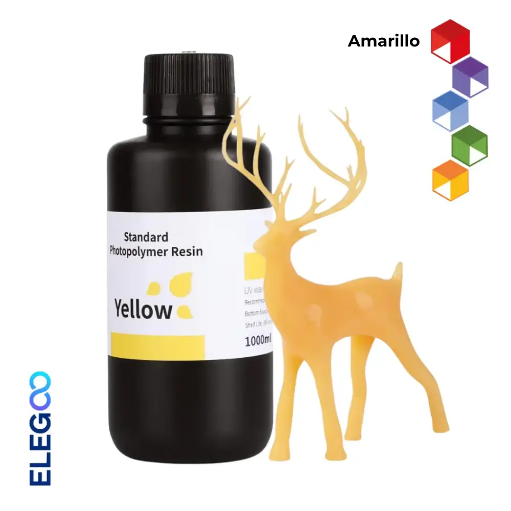 Resina Estandard para Impresión 3D Elegoo UV - 1 KG (405 nm)