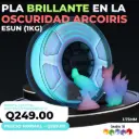 eRainbow Brillante en la Oscuridad PLA – 1. Kg / 1.75mm
