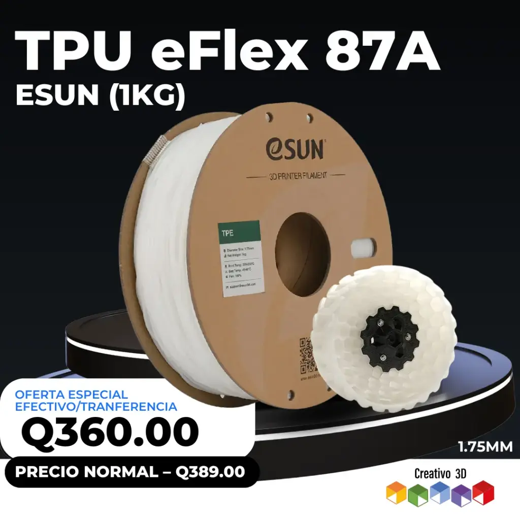 eFlex TPU87A – 1. Kg / 1.75mm