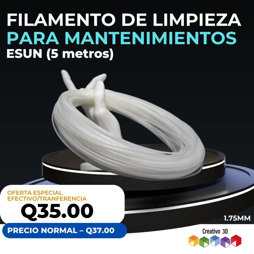 eSun Filamento de Limpieza – 5m