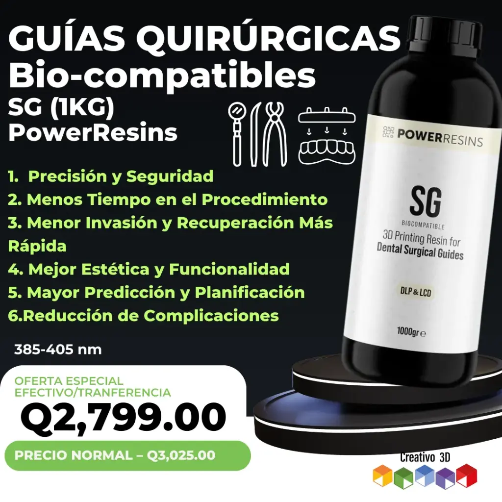 SG – Resina Dental Biocompatible para Guía Quirúrgica 1KG