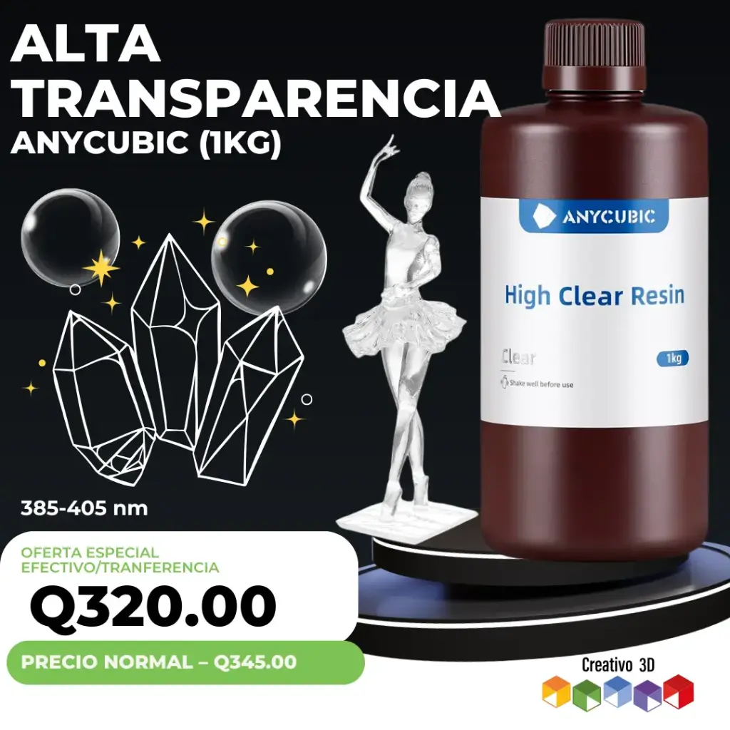 Resina Alta Transparencia – 1 KG