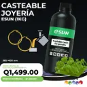 Resina eSun UV Casteable para Joyería – 1.0 KG (405 nm) Verde