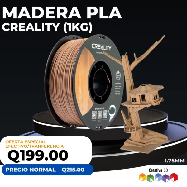 Filamento Madera PLA – Creality 1KG