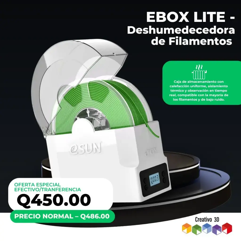 eBox LITE – Deshumedecedora de Filamentos