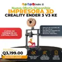 Creality – Ender 3 V3 KE – [Fácil de usar, muy potente y ultra veloz] – 22 x 22 x 24 cm