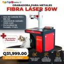 Grabador Láser para Metales – Fibra Láser de 50W – 100×100 mm (Más vendido)