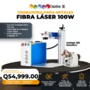 Grabador Láser para Metales – Fibra Láser de 100W – 100×100 mm