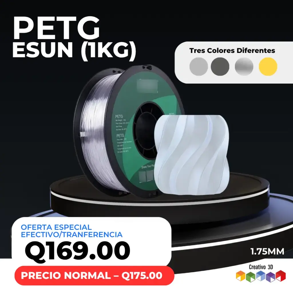 eSun PETG – 1. Kg / 1.75mm