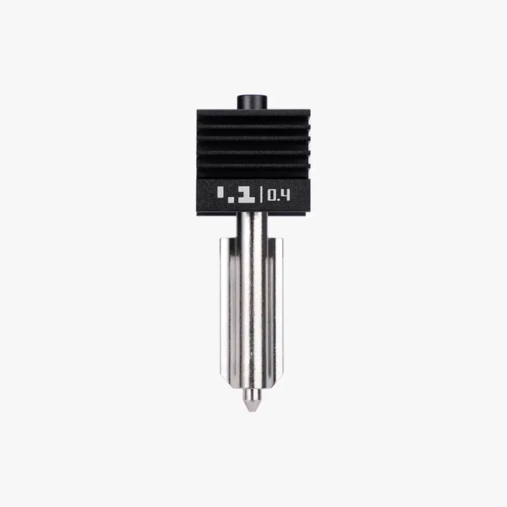 Series H2/P2S/X2D – Hotend de 0.4mm con Boquilla de Acero Endurecido