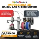 BambuLab – A1 Mini Combo Impresora 3D MultiColor de Ultra Velocidad y Ultra Calidad